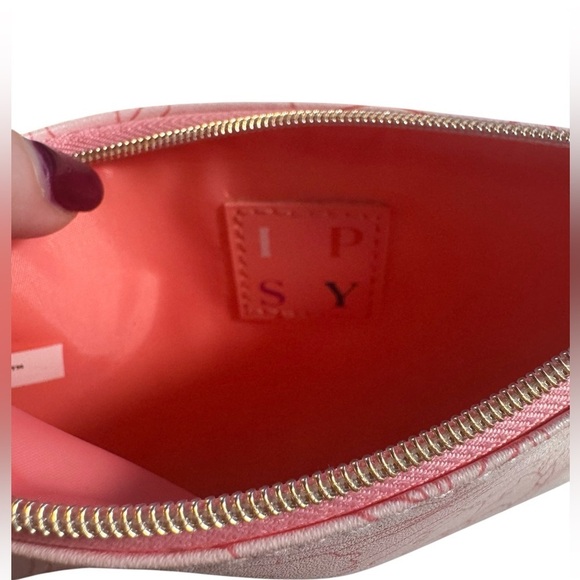 Three Ipsy bags, Gold Stay Golden bag, Pink Floral Peony bag and Silver Glam bag - Picture 4 of 10